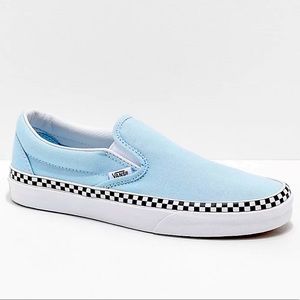 VANS - check foxing slip ons